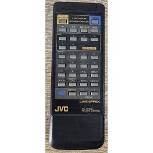 Original JVC RM-RP1000 Remote Control Live Effex 6 Disc Magazine CD Changer